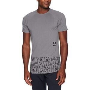 Under armour HeatGear Short Sleeve Men's‎ T-Shirt - Gray XL